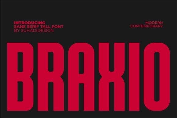 Braxio: A Versatile Sans Serif for Modern Design