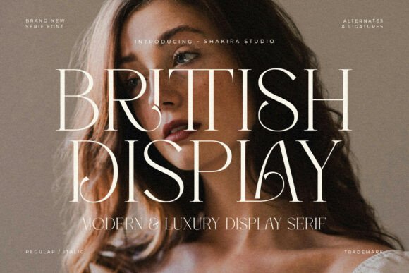 Brittish: Elevate Your Brand with This Elegant Serif Font