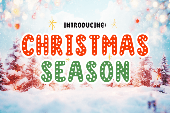 Christmasseason Regular: A Festive Font for Creative Projects