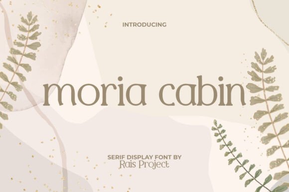 Discover Moria Cabin: A Charming Serif Font for Crafters