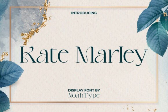 Discover the Elegance of Kate Marley: A Premium Display Typeface
