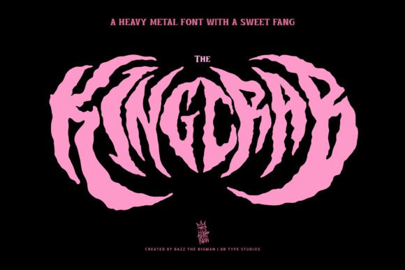 Discover The King Crab: A Bold Font for Creative Branding