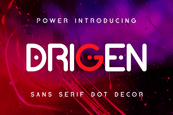 Drigen: The Bold Sans Serif Font for Modern Business