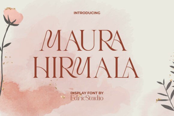 Elevate Your Handmade Creations with Maura Hirmala Font