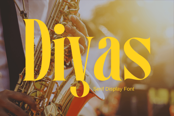 Elevate Your Web Design with Diyas: A Luxurious Serif Font