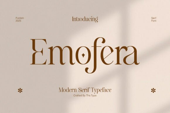 Emofera: A Serif Font for Polished Business Branding