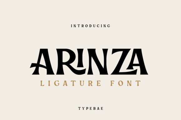 Enhance Your Brand with Arinza: A Premium Display Serif Font
