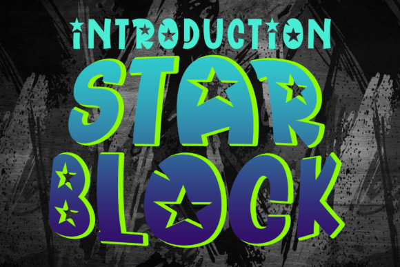 Enhance Your Brand with Star Block, a Unique Display Font