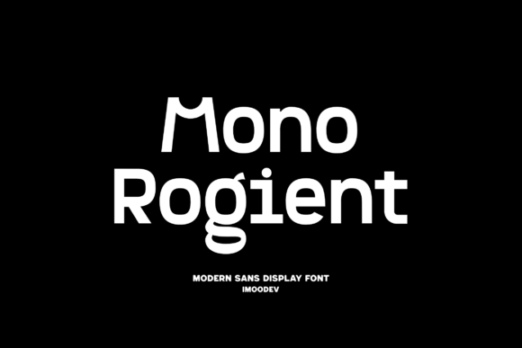 Enhance Your Web Design with Mono Rogient Font