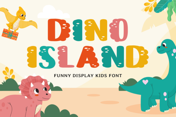 Exploring Dino Island: A Playful Display Font for Web Design