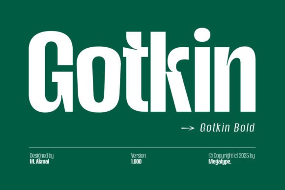 Gotkin Bold: The Perfect Sans Serif for Your Brand