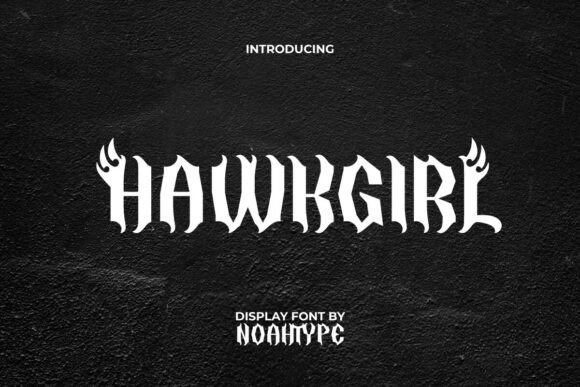 Hawkgirl: A Bold Blackletter Font for Brand Impact