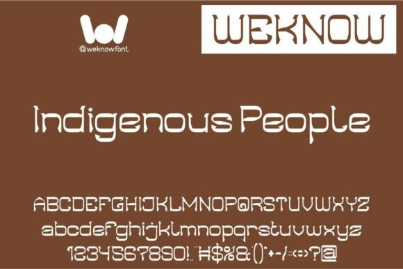 Indigenous People: A Versatile Serif Font for Bold Branding