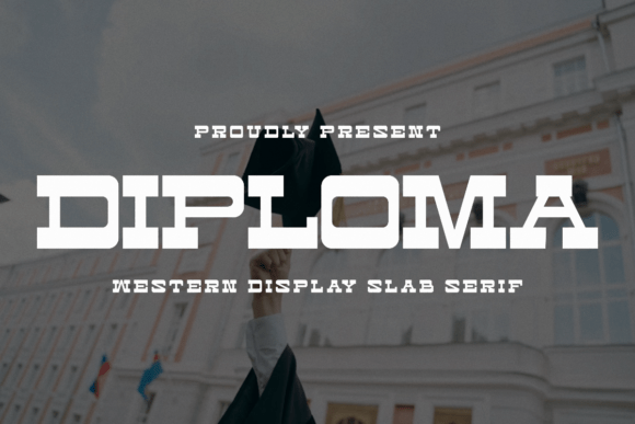 Introducing Diploma: A Bold Slab Serif Font for Editorial Design