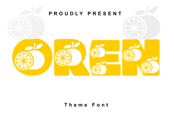Oren: A Whimsical Display Font for Creative Web Design