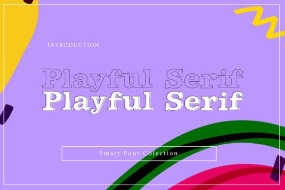 Playful Serif: A Vibrant Typeface for Editorial Design