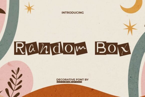 Randombox: A Playful Decorative Font for Editorial Design