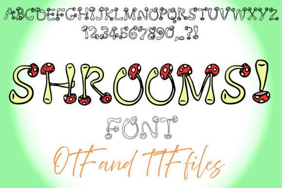 Shrooms: A Whimsical Font for Enchanting Branding