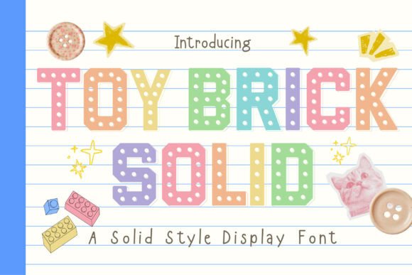 Toy Brick Solid: A Fun and Bold Font for Web Design