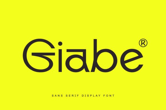 Transform Your Brand with Giabe: A Modern Sans Serif Font