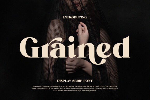 Transform Your Brand with Grained: A Premium Display Serif Font