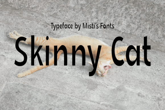 Transform Your Handmade Creations with Skinny Cat Font