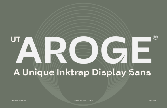 Ut Aroge: The Bold Font with a Gentle Soul for Makers