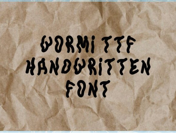 Wormi: A Playful Handwritten Font for Creative Web Design