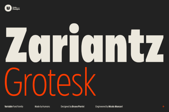 Zariantz Grotesk Variable: A Versatile Sans Serif for Modern Web Design